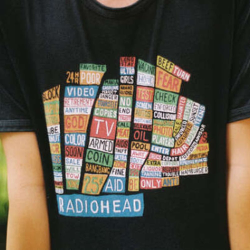 Vintage Radiohead Band Grunge New t-shirt